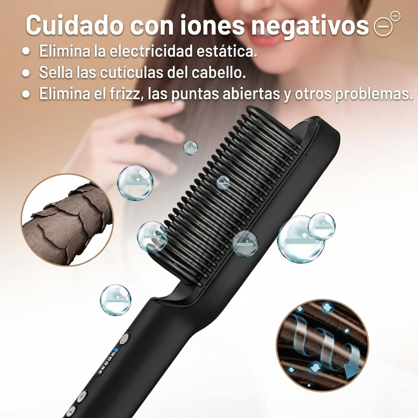 IonicBrush™ - Cepillo Alisador Ionico Premium